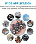 304 Stainless Steel Precision Bearing Balls Set, 12 Sizes, Smooth Finishes, 600 Pieces For Bicycle Bearings And DIY Projects, Rust Resistant Beefy Pro Grade Ball Assortment Kit used in bicycle and drawer slide applications