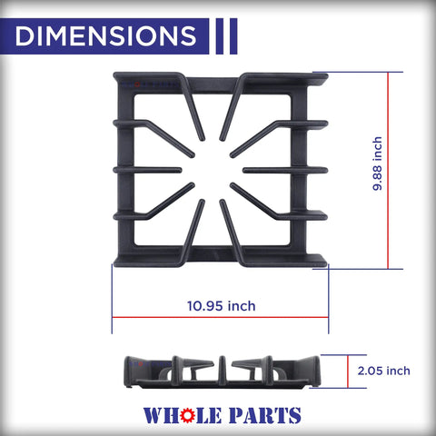 Upgraded Replacement Burner Grate For Black Cooktop Fits Viking Ranges This Non OEM Part Replaces AP5315261 And 952543