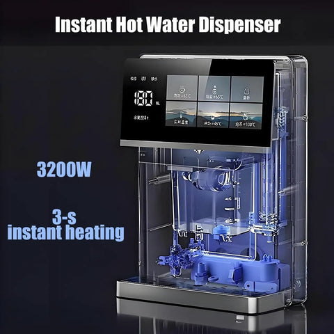 Wall Mounted Instant Heat Office Water Cooler With Touch Screen And 5 Temperature Levels Plus 4th Level Water Volume Control