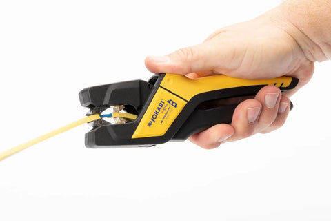 Ergonomic Automatic Wire Stripper For AS-Interface Cables with PUR or TPE Insulation being used for full length stripping