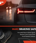 6 Pin Brake Pedal Position Sensor Stop Light Switch Fits Chevrolet Blazer 2019 To 2023 Impala 2013 2014 2016 Traverse 2013 To 2023 And Buick Enclave 2013 To 2023 Requires Software Calibration After Install Not For 3 Pin, rear brake light safety graphic