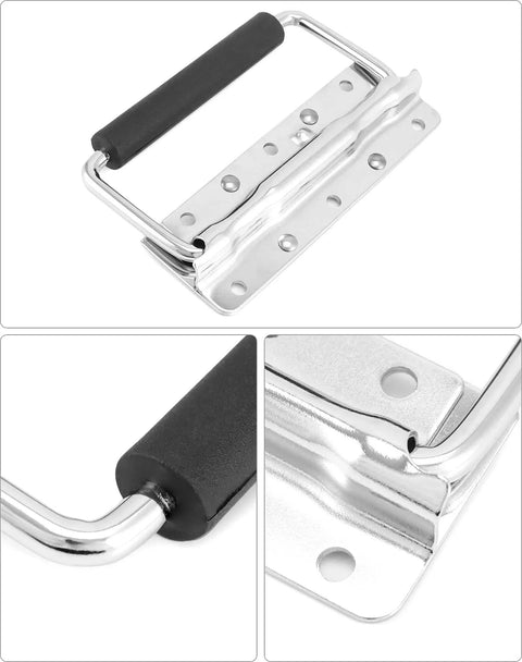 Heavy Duty Spring Loaded Pull Handles With PVC Grip For Tool Boxes And Cases 10 Pack Surface Mounted 110 Lb Load Per Unit Built Tough