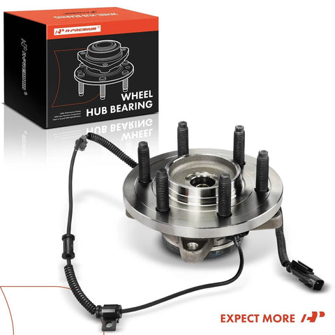 Front Wheel Bearing And Hub Assembly Pair With ABS For 2011 2014 Ford F 150 Expedition And Lincoln Navigator 6 Lug 4WD