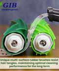 Roomba S9 S9 Plus Replacement Parts Kit 24 Pack with rubber roller brushes for deep cleaning, shown in green and dark green.