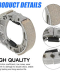 Beefed Up Heavy Duty Mini Bike Drum Brake Lever Kit With Cable And Shoes Replacement for Coleman CT200U brake shoes detail
