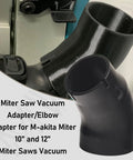 Miter Saw Vacuum Adapter 1 7/8 Inch For Dust Collection On Chop Saws And Shop Vac Attachments Elbow Connector