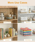 Top Rated Shelf Dividers For Closets And Dressers Compact Six Inch Vertical Blocks in kitchen and bathroom setups.