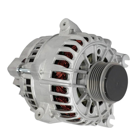 Badass Heavy Duty Alternator Swap For 2005 Through 2008 Ford Mustang 4.6L featuring 135 Amp Draw, 12 Volt setup with SC6 pulley.