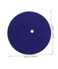 Youth Fencing Epee Hand Guards 2 Pack Lightweight Training Shields showing single blue guard with size dimensions