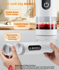 Portable Vacuum Sealer For Food With 80kPa Suction And Lock Function Includes 30 Reusable Bags Compact Handheld Design water tank