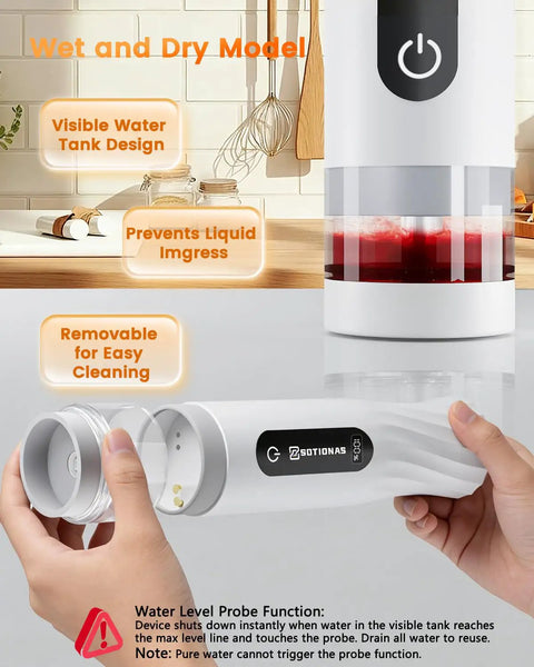 Portable Vacuum Sealer For Food With 80kPa Suction And Lock Function Includes 30 Reusable Bags Compact Handheld Design water tank