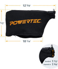 Replacement Miter Saw Dust Bag For 7-1/4 And 8-1/2 Inch Saws With 1-1/2 Inch Dust Ports Fits Nominal 1-5/8 Inch Port