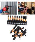 Premium 20 Piece Hex Bit Set With Magnetic Alloy Steel Screwdriver Bits For Furniture Assembly And Automotive Maintenance Featuring 1/4 Inch Hex Shank Metric And Imperial Drill Kit That Is Totally Awesome. 10-piece metric hex bits