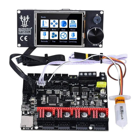 Heavy Duty SKR E3 DIP V1.1 32 Bit Motherboard Paired With TFT24 Touch Screen And TMC Silent Drivers To Upgrade Your Ender 3 Build For Smooth Sailing Prints And Dead Simple Installations Delivering Top Shelf Results Without The Headache Daily