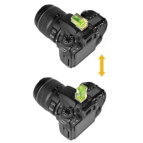 Camera Hot Shoe Level Set 4 Pack Slick 2 Axis Spirit Bubble Level And 1 Axis Quick Swap Clip For DSLR Nikon Canon Olympus Dead Center Alignment Easy Peasy Setup Total Photography Upgrade Essential