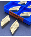 Top Tier 10 Piece Indexable Carbide Lathe Tool Set KNUX160405R with NC3030 inserts in blue storage box