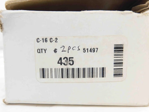 Box labeled Two Pack C16 C2 1 Inch Square Carbide Brazed Tool Bit For Milling And Profiling USA Made