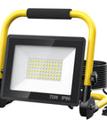Ultra Bright 10000 Lumen LED Work Light Flood Light with 6ft cord and IP66 waterproof for indoor and outdoor job sites, garage, and workshop