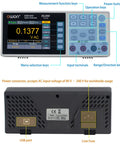 Pro Grade High Accuracy Digital Multimeter With 55000 Count Range USB And RS232 Interface Desktop Lab Meter Two Line Display