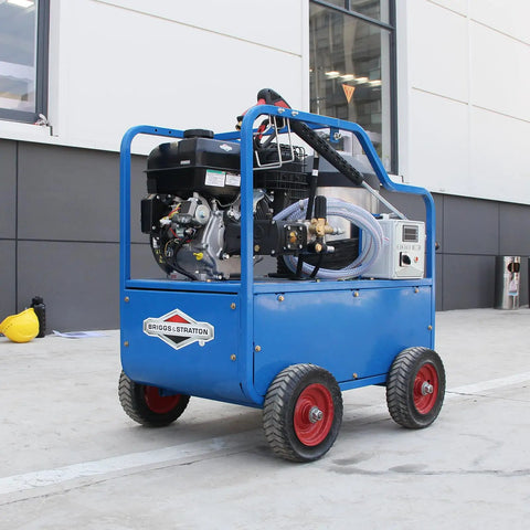 Hot Water Pressure Washer 4000 PSI 4 GPM Gas Powered With 420cc 13.5HP Engine And AR Pump Heavy Duty Commercial Washer