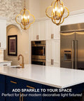 Kitchen with E12 Smart Bulbs 45W Equivalent 4 Pack For Chandeliers Warm White LED Alexa Auto Pairing lighting