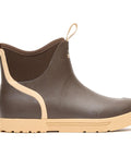 Wheelhouse Ankle Deck Boot For Men Brown With Dual Density Comfort Insole And Slip Resistant Outsole, side view