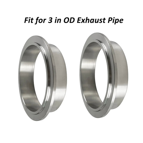 Stainless steel 304 flanges for V Band Clamp Stainless Steel 304 With Flange For 3 Inch Exhaust System Quick Release Seam