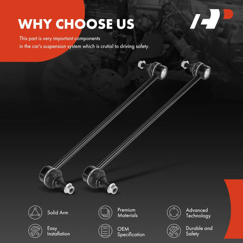 Front Sway Bar Links Kit For Honda CR V Civic Accord Insight 2016 2023 And Acura RDX 2019 2023 Two Piece Stabilizer Link Set