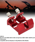 Universal Dovetail Base For Finder Scope Mount With Two Grippy Thumbscrews No Fuss Install For Optical Telescopes in Red Finish