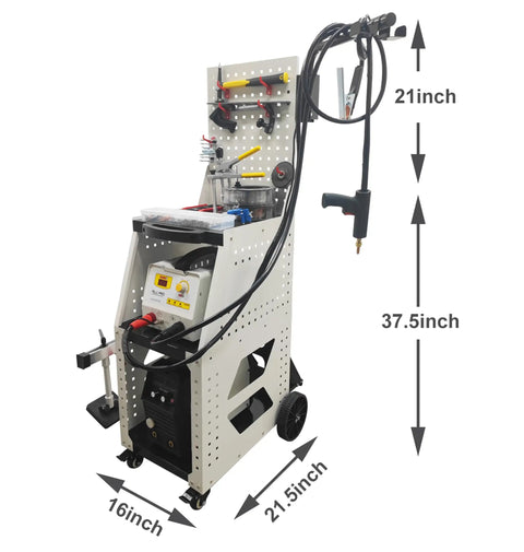 Stud Welder Dent Repair Kit For Aluminum Auto Body And Sheet Metal Pro Grade All In One Welder 220V with welding gun and tools