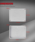 Dimensions of 3 Pack 1590BB Aluminum Guitar Pedal Enclosures Unpainted Stomp Box Case For DIY Effects Pedals 120x94.5x34MM