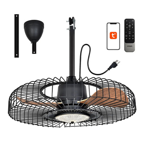 Outdoor 24 Inch Weatherproof Ceiling Fan ✓