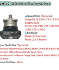 Top Shelf Helical Planetary Gearbox Step Down Motor Reducer Serving Sick 30 To 1 Reduction Specs For 110 To 220 Mm Servos with speed ratio details.