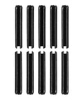 Slotted Spring Pin 3.3mm By 20mm Carbon Steel Roll Pin Black 20 Pack, Durable Dowel Fastener For Diy Home Projects And Machine Work