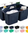 Portable Shower Caddy Organizer With Handle And Three Compartments offers zero hassle organization for toiletries.
