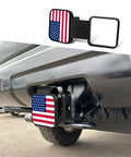 American flag design 2 Inch Hitch Cover Tube Plug For 2 Inch Receivers Class 3 4 5 Fits Toyota Ford Jeep Chevy Nissan Dodge Ram