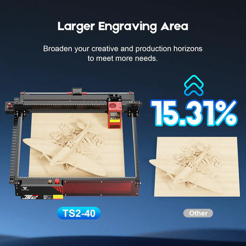Badass Precision Laser Engraver And Cutter With Huge 450X410 Millimeter Workspace Straight Up Built For Smooth Carving On Wood Metal Acrylic Glass And Stainless Steel