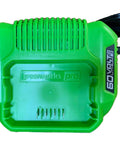 Top view of Gen2 60V Pro Battery Charger With Diagnostic LED For Greenworks Pro 2 Ah Batteries, Fast 60 Minute Charge