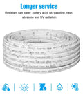 Coiled 14 Gauge Triplex Marine Wire Tinned Copper Boat Cable 70ft OFC Oxygen Free Copper, features include durability and insulation