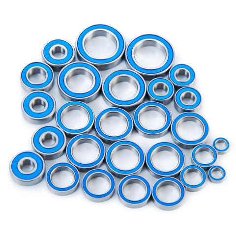 Straight Fire 27 Piece Wheel Hub Steel Sealed Bearing Kit Featuring Deep Groove Ball Bearings And Heavy Duty Rubber Seals For Smoother Cruising And Zero Friction Upgrades On 1 10 Rc Builds