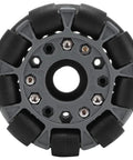 100mm Nylon Rubber Omnidirectional Wheels With Double Row Bearings For RC Cars And Robotics Smooth 360 Degree Maneuverability Ultra Durable