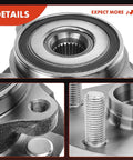 Detailed view of Two-Pack Front Wheel Bearing And Hub Assembly 5-Lug Set for Toyota RAV4, Corolla iM, Prius V, Scion, Lexus models.