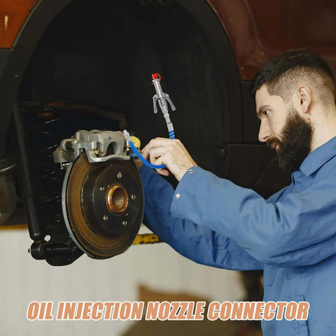 Twenty Pieces Of Grease Fitting Tips Replacement Straight Nozzle Kit For Your Ride Perfect For Quick Fixes And Making Maintenance Super Easy When You Need Some Serious Vehicle Repair Parts To Keep Things Rolling Smooth Like A Charm. shown on a brake service line