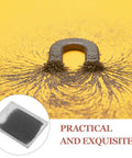Five Piece Magnetic Iron Powder And Iron Filings Set For Physics Classrooms And Science Labs Great For Magnetic Field Demos