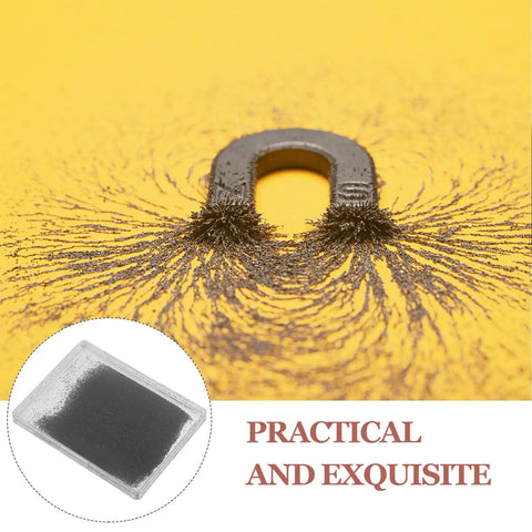 Five Piece Magnetic Iron Powder And Iron Filings Set For Physics Classrooms And Science Labs Great For Magnetic Field Demos