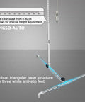 Car Radar Calibration Kit With 5.3 Inch Corner Reflector And 0 To 30 Cm Scale Stand Plumb Bob Center Line Transfer For Fast Pro Grade Accurate Vehicle Calibration And No Guesswork, aluminum stand and plumb bob