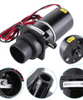 12V Motor Pump Assembly For Marine Electric Toilet Replacement Compatible With Jabsco 37010 Series And 74001 2460, close-up view