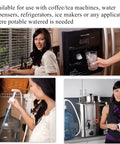5 Gallon Water Dispenser Pump, Plug And Play Automatic Bottle Water Pump For use in ice maker, espresso machine or countertop