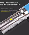 Heavy Duty 5 Ton Hydraulic Bearing Puller Kit With 2 Or 3 Jaw Hub Separator Tool Ideal For Brake Drum Removal close-up of 45# steel threaded cylinder
