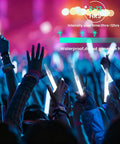 People holding glow sticks in a concert, Bulk 50 Pack White Glow Sticks 4 Inch Long Ultra Bright Lasting 8 To 12 Hours For Emergency